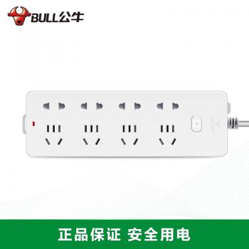 公牛GN-403(新國標)基礎電源插線板 3M壓不防袋