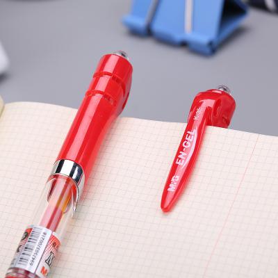 晨光(M&G)文具K35紅色0.5mm經(jīng)典子彈頭中性筆按動(dòng)簽字筆水筆 12支/盒