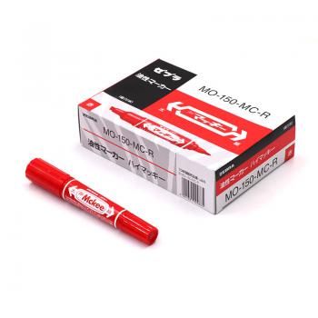 斑馬(ZEBRA) 大麥奇MO-150-MC(紅)雙頭(粗+細(xì))油性記號(hào)筆